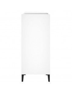Mobile Porta Dischi Bianco 84,5x38x89 cm in Legno Multistrato