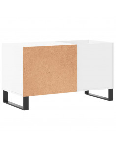 Mobile Porta Dischi Bianco 85x38x48 cm in Legno Multistrato