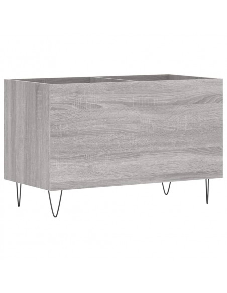 Mobile Porta Dischi Grigio Sonoma 74,5x38x48 Legno Multistrato