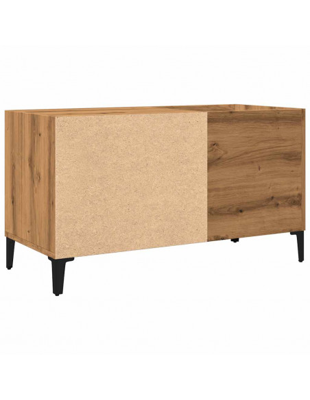 Mobile Porta Dischi Rovere Artigianale 84,5x38x48cm Multistrato