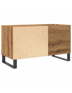 Mobile Porta Dischi Rovere Artigianale 84,5x38x48cm Multistrato