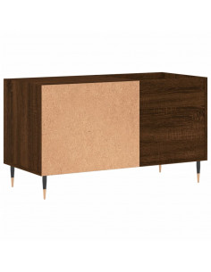 Mobile Porta Dischi Rovere Marrone 85x38x48cm Legno Multistrato