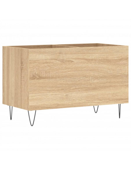 Mobile Porta Dischi Rovere Sonoma 74,5x38x48 Legno Multistrato