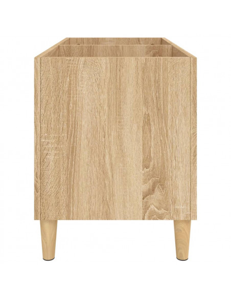 Mobile Porta Dischi Rovere Sonoma 74,5x38x48 Legno Multistrato