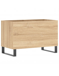 Mobile Porta Dischi Rovere Sonoma 74,5x38x48 Legno Multistrato