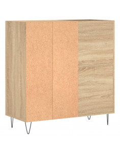 Mobile Porta Dischi Rovere Sonoma 84,5x38x89 Legno Multistrato