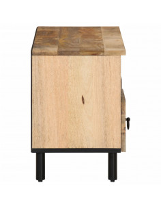 Mobile Porta TV 100x33x46 cm in Legno Massello di Mango