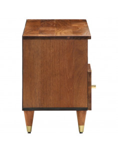 Mobile Porta TV 100x33x46 cm in Legno Massello di Mango