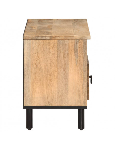 Mobile Porta TV 100x33x46 cm in Legno Massello di Mango