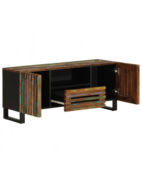 Mobile Porta TV 100x34x46 cm in Legno Massello di Acacia