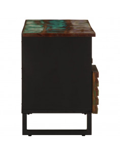 Mobile Porta TV 100x34x46 cm in Legno Massello di Acacia