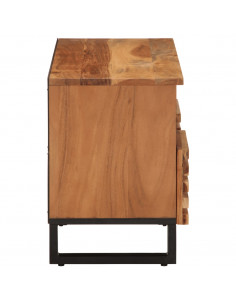 Mobile Porta TV 100x34x46 cm in Legno Massello di Acacia