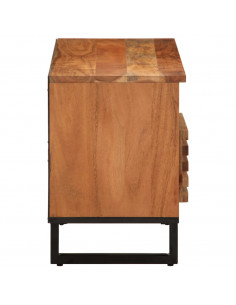 Mobile Porta TV 100x34x46 cm in Legno Massello di Acacia
