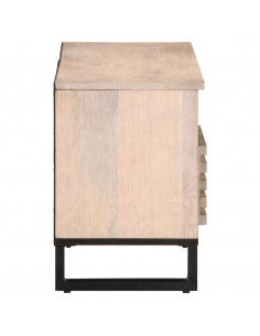 Mobile Porta TV 100x34x46 cm in Legno Massello di Mango