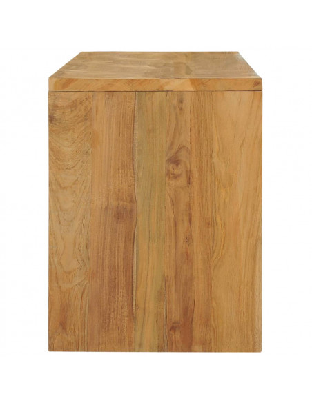 Mobile Porta TV 100x35x45 cm in Legno Massello di Teak