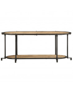 Mobile Porta TV 100x42x40 cm in Massello di Mango Grezzo