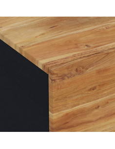 Mobile Porta TV 105x33x46 cm in Legno Massello di Acacia