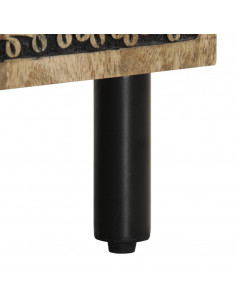 Mobile Porta TV 105x33x46cm in Legno Massello di Mango