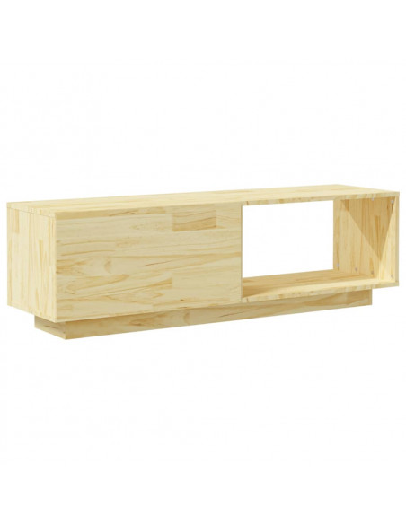 Mobile Porta TV 110x30x33,5 cm in Legno Massello di Pino