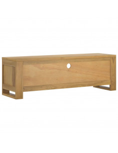 Mobile Porta TV 110x30x35 cm in Legno Massello di Teak