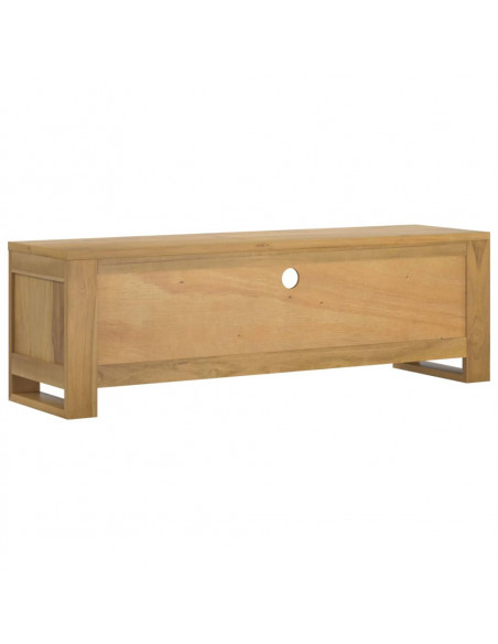 Mobile Porta TV 110x30x35 cm in Legno Massello di Teak