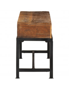 Mobile Porta TV 110x30x46 in Legno Massello di Recupero