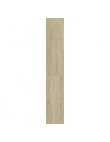 Libreria 4 Ripiani Rovere Sonoma 80x24x142 cm Legno Multistrato