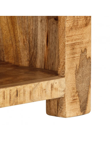 Mobile Porta TV 110x35x40 cm in Legno Massello di Mango Grezzo