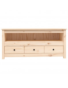 Mobile Porta TV 114x35x52 cm in Legno Massello di Pino
