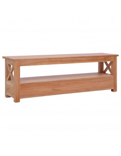 Mobile Porta TV 115x30x40 cm in Legno Massello di Mogano