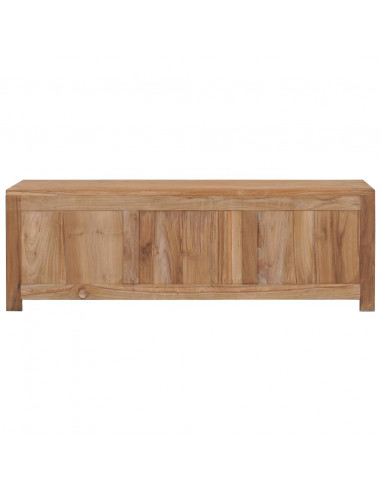 Mobile Porta TV 115x30x40 cm in Legno Massello di Teak