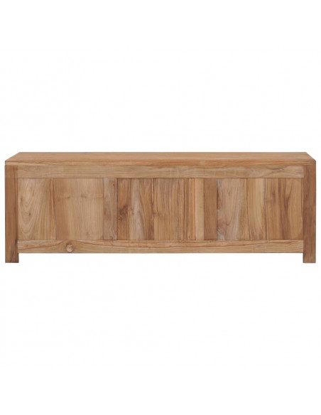 Mobile Porta TV 115x30x40 cm in Legno Massello di Teak