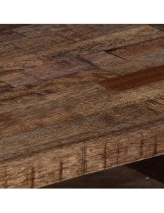 Mobile Porta TV 118x30x40 cm in Legno Massello di Mango