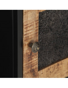 Mobile Porta TV 120x30x40 cm in Legno di Mango Grezzo