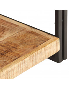 Mobile Porta TV 120x30x40 cm in Legno di Mango Grezzo