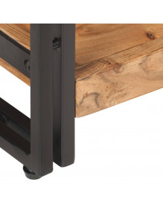 Mobile Porta TV 120x30x40 cm in Legno Massello di Acacia