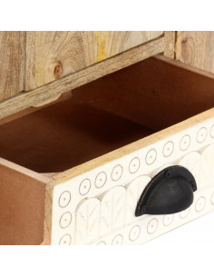 Mobile Porta TV 120x30x40 cm in Legno Massello di Mango