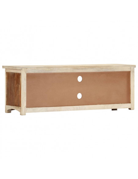 Mobile Porta TV 120x30x40 cm in Legno Massello di Recupero