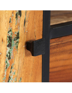 Mobile Porta TV 120x30x40 cm in Legno Massello di Recupero