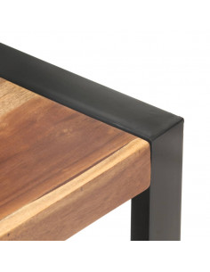 Mobile Porta TV 120x35x45 cm Legno Massello con Finitura Miele