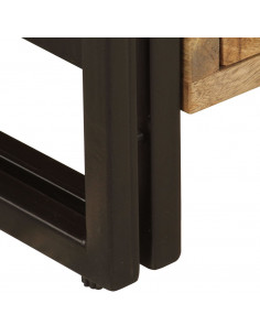 Mobile Porta TV 120x35x45 cm Legno Massello di Mango