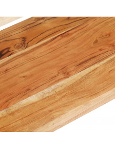 Mobile Porta TV 130x40x40 cm in Legno Massello di Acacia