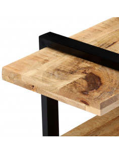 Mobile Porta TV 130x40x40 cm in Legno Massello di Mango