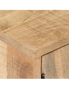 Mobile Porta TV 140x30x40 cm in Legno Massello di Mango