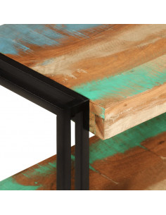 Mobile Porta TV 140x30x40 cm in Legno Massello di Recupero