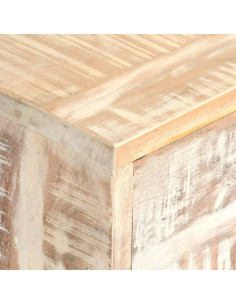 Mobile Porta TV 140x30x45 cm in Legno Massello di Acacia