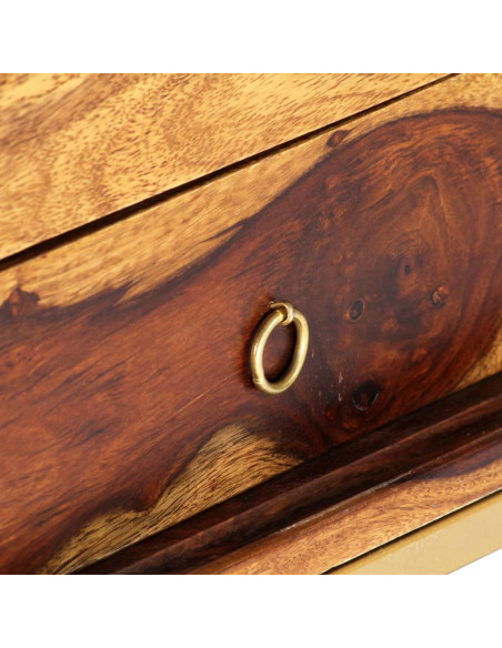 Mobile Porta TV 140x30x45 cm in Legno Massello di Sheesham