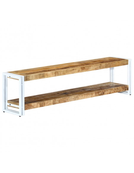 Mobile Porta TV 150x30x40 cm in Legno Massello di Mango