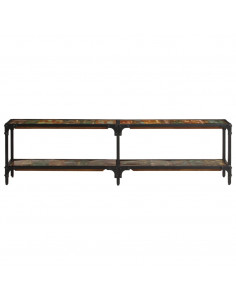 Mobile Porta TV 150x30x41 cm in Legno Massello di Recupero