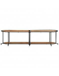 Mobile Porta TV 160x42x40 cm in Legno Massello di Acacia